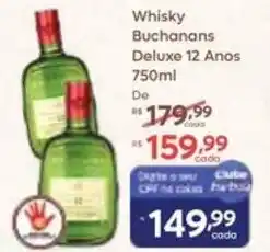Barbosa Supermercados Whisky Buchanans Deluxe 12 Anos oferta