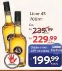 Barbosa Supermercados Licor 43 oferta