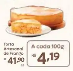 Barbosa Supermercados Torta Artesanal de Frango oferta