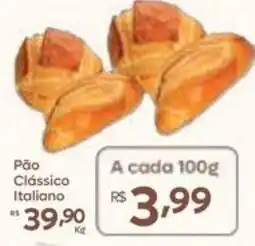 Barbosa Supermercados Pão Clássico Italiano oferta