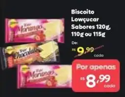 Barbosa Supermercados Biscoito Lowçucar Sabores oferta
