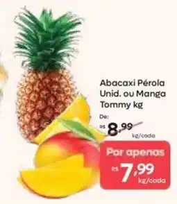 Barbosa Supermercados Abacaxi Pérola Unid. ou Manga Tommy oferta