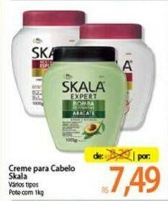 Atacadão Creme para Cabelo Skala 1kg oferta
