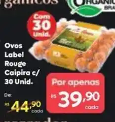 Barbosa Supermercados Ovos Label Rouge Caipira oferta