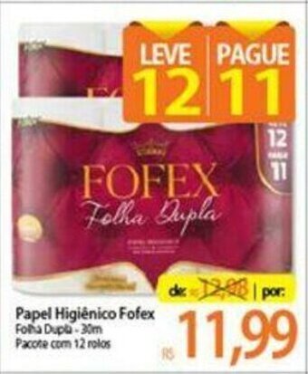 Atacadão Papel Higiénico Fofex oferta