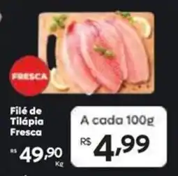 Barbosa Supermercados Filé de Tilápia Fresca oferta