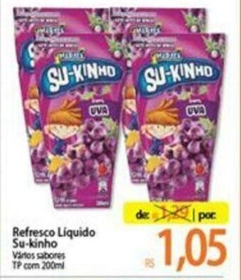 Atacadão Refresco Liquido Su-kinho 200ml oferta