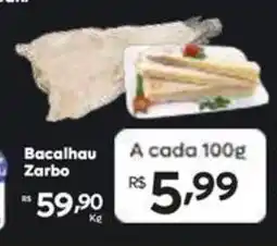 Barbosa Supermercados Bacalhau Zarbo oferta