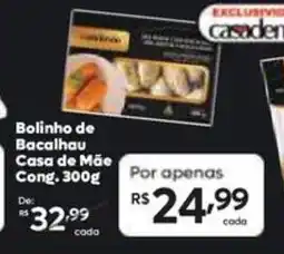 Barbosa Supermercados Bolinho de Bacalhau Casa de Mãe Cong. oferta