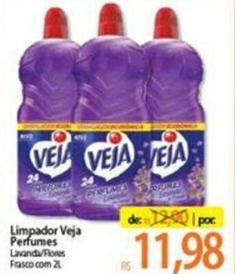 Atacadão Limpador Veja Perfumes 2L oferta