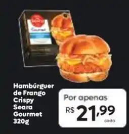 Barbosa Supermercados Hambúrguer de Frango Crispy Seara Gourmet oferta