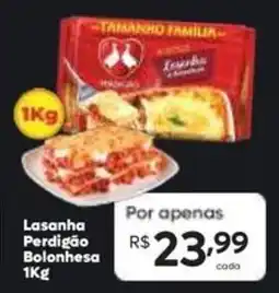 Barbosa Supermercados Lasanha Perdigão Bolonhesa oferta