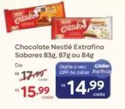 Barbosa Supermercados Chocolate Nestlé Extrafino Sabores oferta