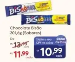 Barbosa Supermercados Chocolate Bisão (Sabores) oferta