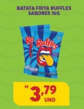 Batata Frita Ruffles sabores 76g