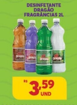 Desinfetante Dragao Fragrancias 2L