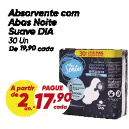 Dia Absorvente com Abas Noite Suave DIA oferta