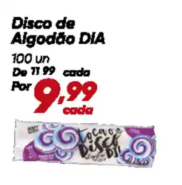 Dia Disco de Algodão DIA oferta