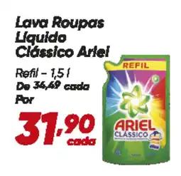Dia Lava Roupas Liquido Clássico Ariel oferta