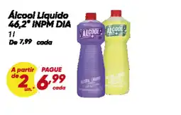 Dia Álcool Liquido 46,2* INPM DIA oferta
