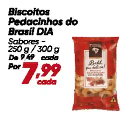 Dia Biscoitos Pedacinhos do Brasil DIA oferta