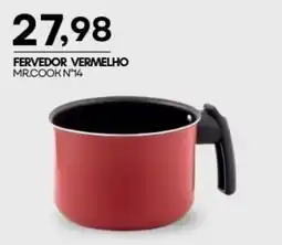 Mercadão Atacadista Fervedor vermelho mr.cook n°14 oferta