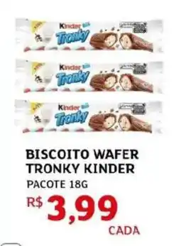 Assaí Atacadista Biscoito wafer tronky kinder oferta