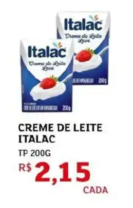 Assaí Atacadista Creme de leite italac oferta