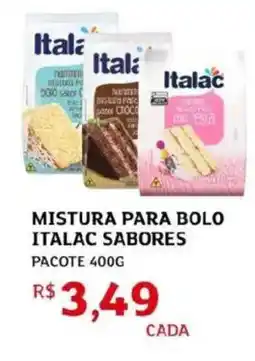 Assaí Atacadista Mistura para bolo italac sabores pacote oferta