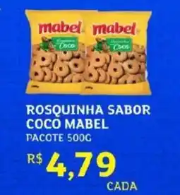 Assaí Atacadista Rosquinha sabor coco mabel oferta