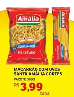 Assaí Atacadista Macarrão com ovos santa amália cortes oferta