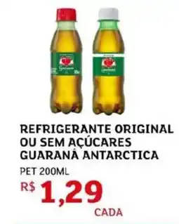 Assaí Atacadista Refrigerante original ou sem açúcares guarana antarctica pet oferta