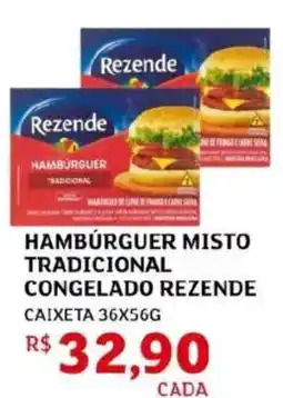 Assaí Atacadista Hamburguer tradicional congelado rezende oferta