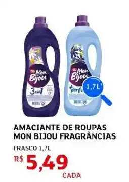 Assaí Atacadista Amaciante de roupas mon bijou fragrâncias oferta