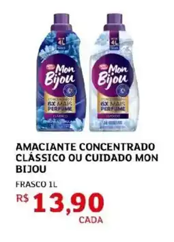 Assaí Atacadista Amaciante concentrado clássico ou cuidado mon bijou oferta