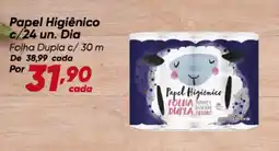 Dia Papel Higiênico c/24 un. Dia oferta