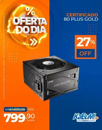 XPG Core Reactor Certificado 80 Plus Gold