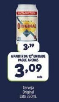 Arena Atacado Cerveja Original Lata 350ml oferta
