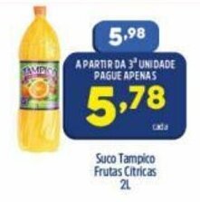 Arena Atacado Suco Tampico Frutas Citricas 2L oferta