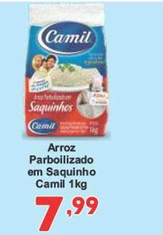 Rede Super Compras Arroz Parboilizado Em Saquinho Camil oferta