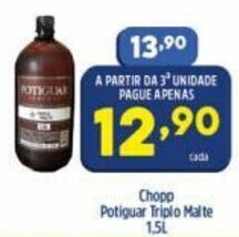 Chopp Potiguar Triplo Malte 1.5L