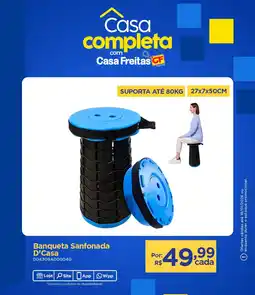 Casa Freitas Banqueta Sanfonada D'Casa oferta