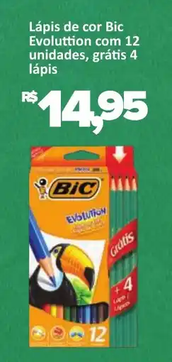 Supermercados Savegnago Lápis de cor Bic Evoluttion oferta