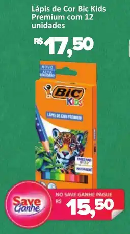 Supermercados Savegnago Lápis de Cor Bic Kids Premium oferta