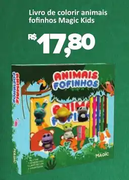 Supermercados Savegnago Livro de colorir animais fofinhos Magic Kids oferta
