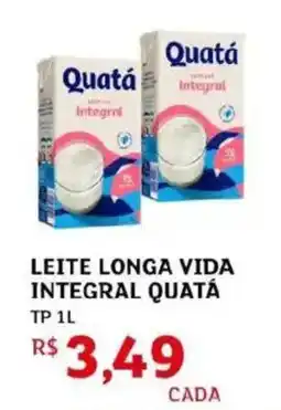 Assaí Atacadista Leite longa vida integral quatá oferta