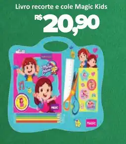 Supermercados Savegnago Livro recorte e cole Magic Kids oferta