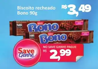 Supermercados Savegnago Biscoito recheado Bono oferta
