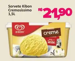 Supermercados Savegnago Sorvete Kibon Cremosíssimo oferta