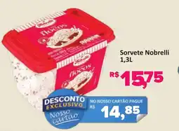 Supermercados Savegnago Sorvete Nobrelli oferta